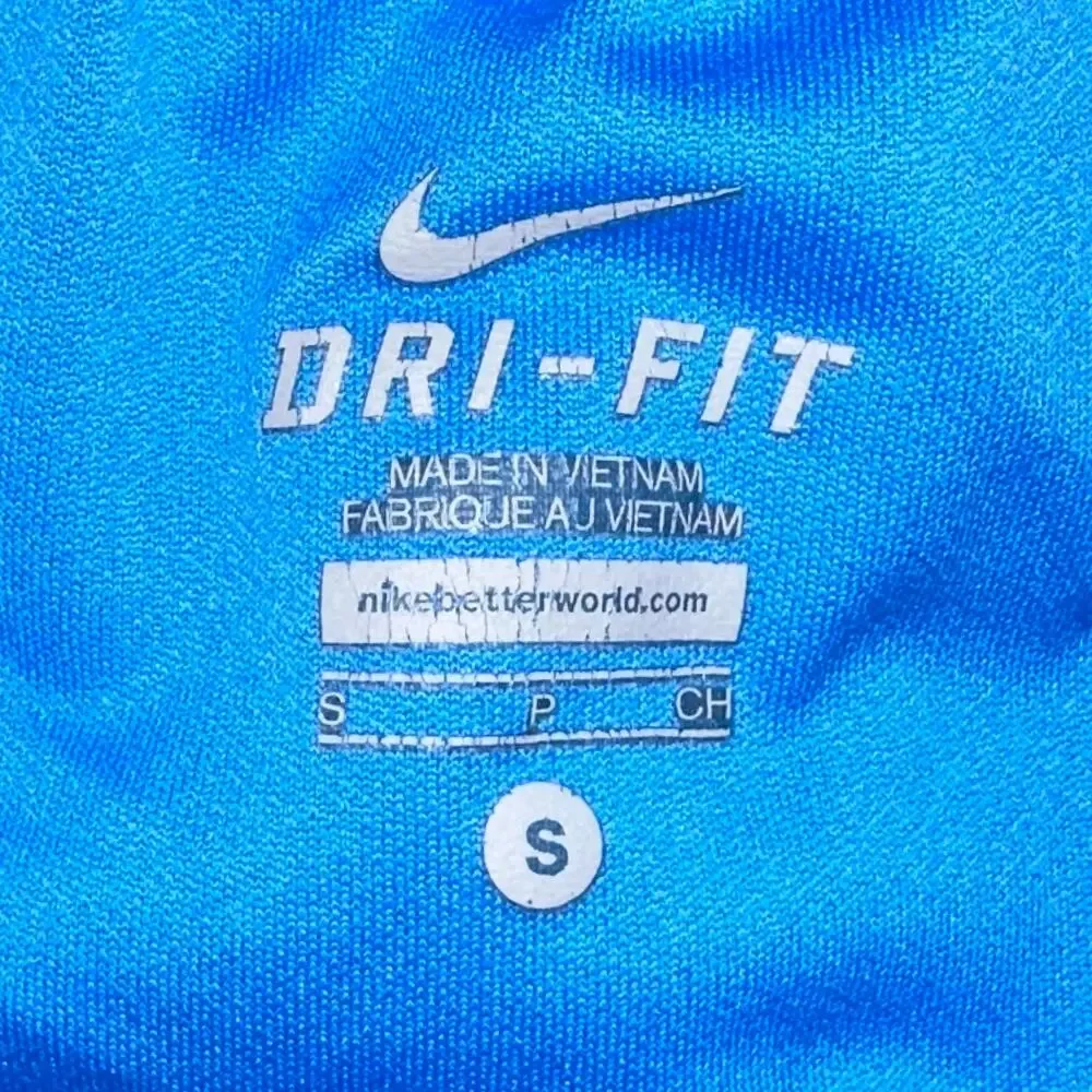 Nike Dri-Fit Black Blue Tempo Athletic Running Shorts Size Small